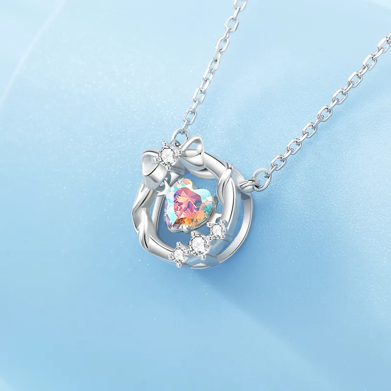 ZHONGLING 925 Sterling Silver Necklaces Women's-5