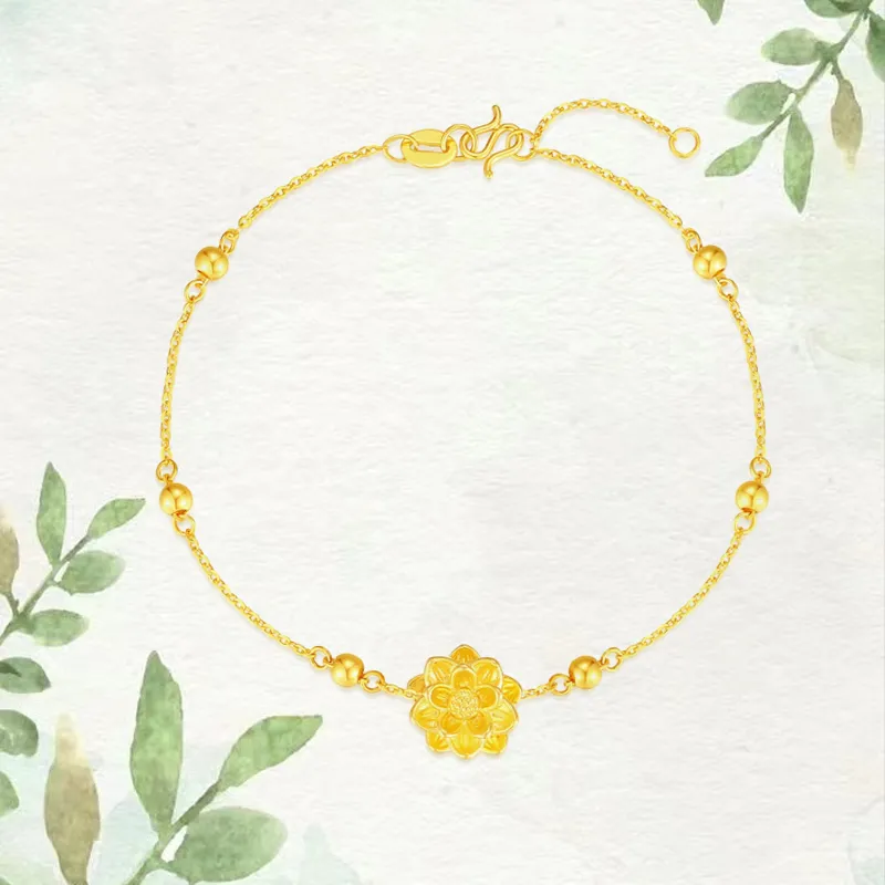 ZHONGLING Gold Bracelet Women's-1