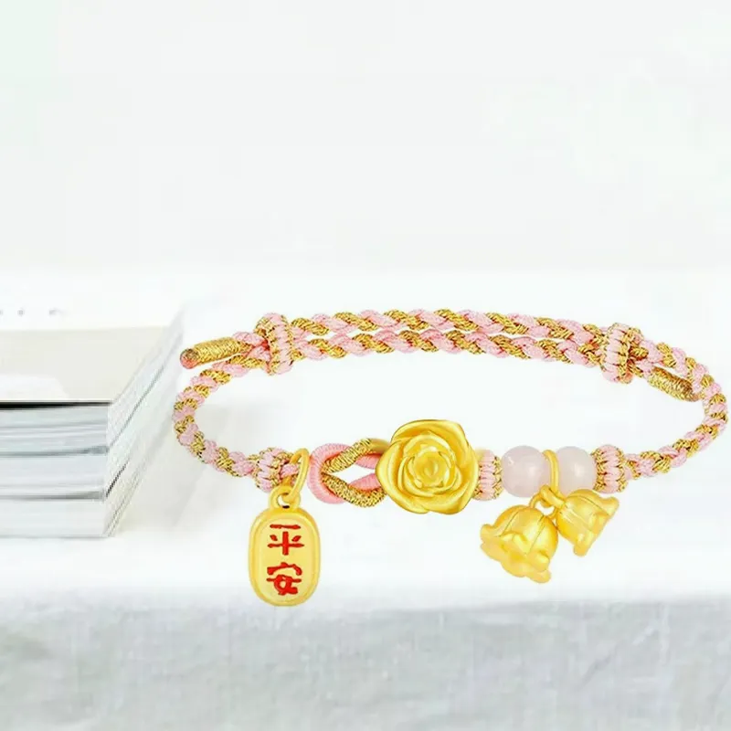 ZHONGLING Gold Bracelet Women's-4