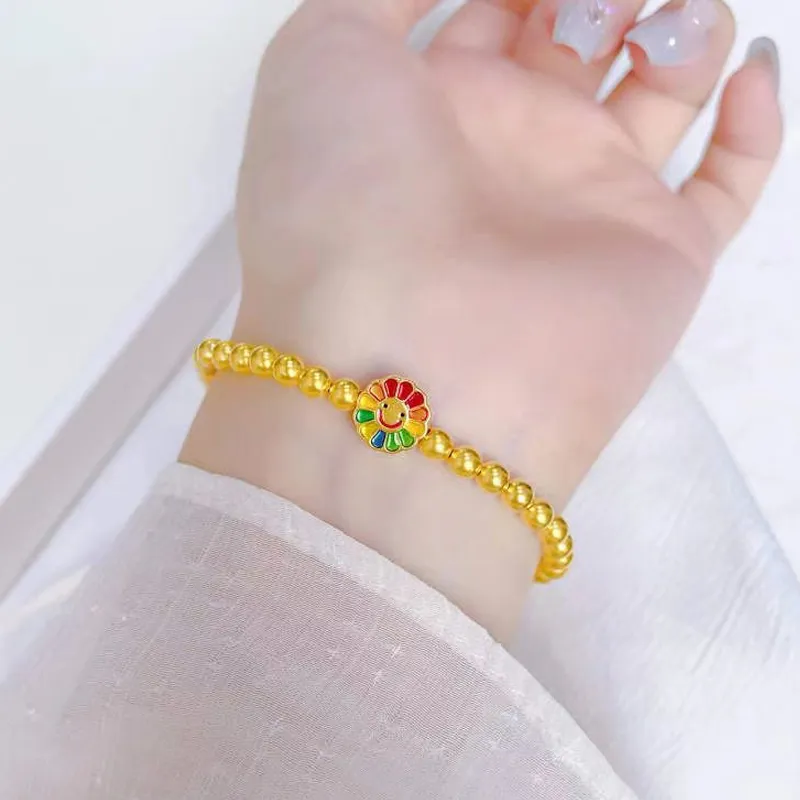 ZHONGLING Gold Bracelet Women's-4