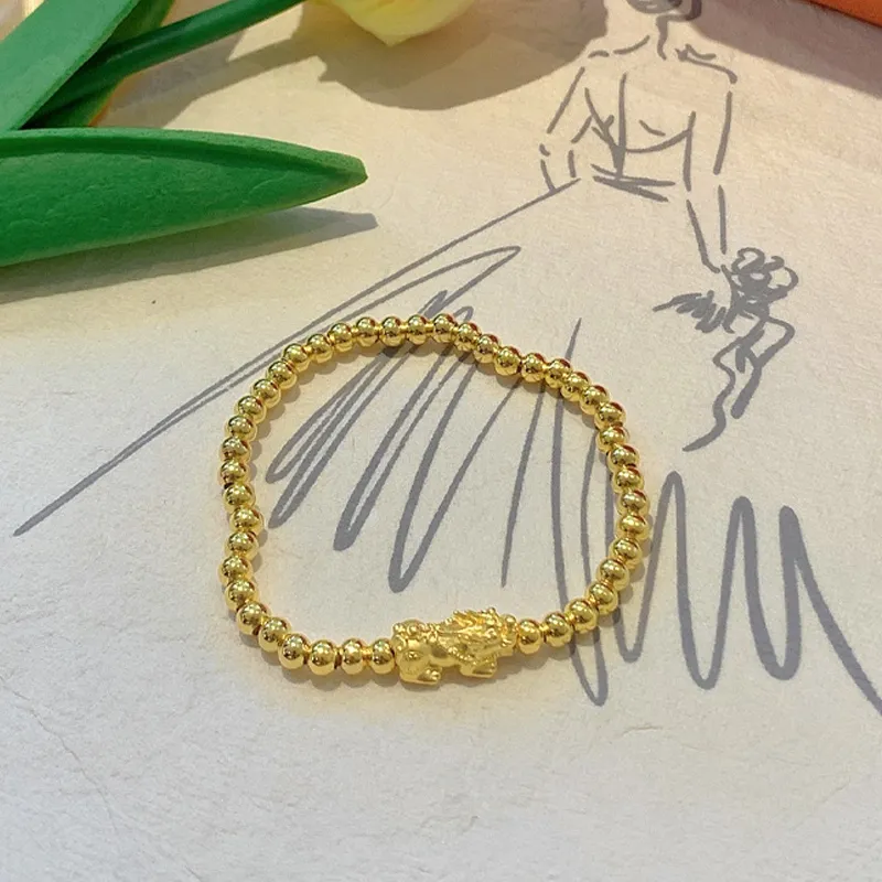ZHONGLING Gold Bracelet Women's-4