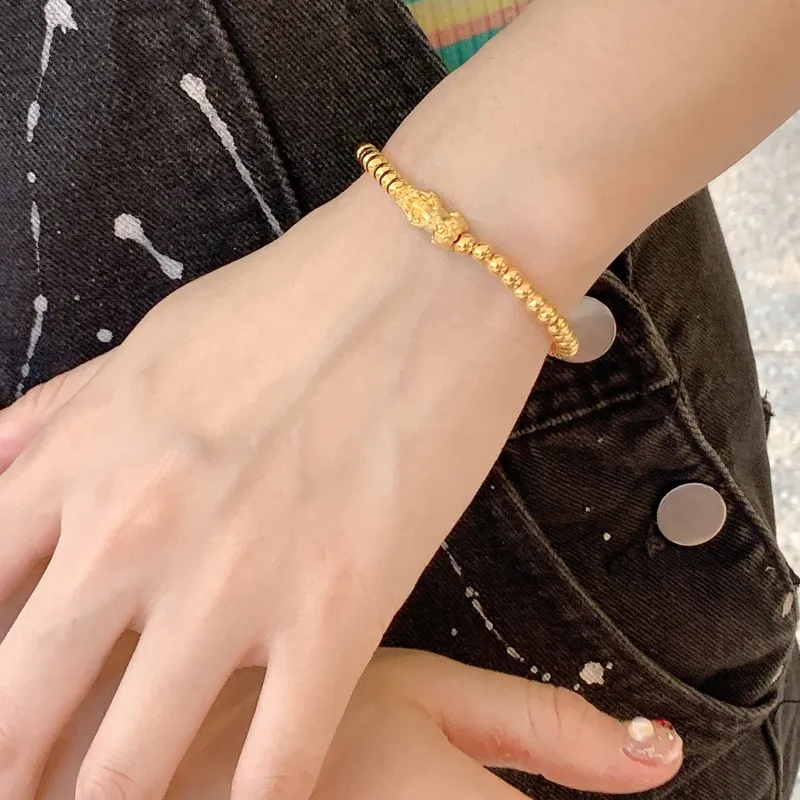 ZHONGLING Gold Bracelet Women's-5