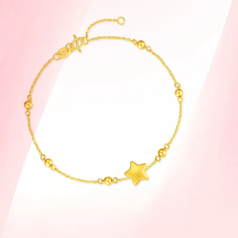 ZHONGLING Gold Bracelet Women's-5
