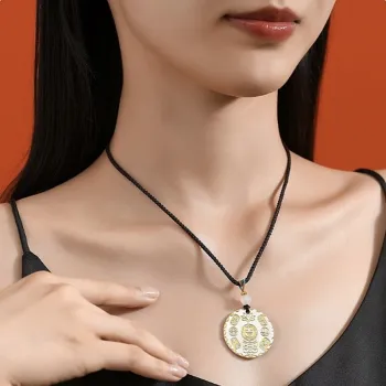 ZHONGLING 999 Fine Silver Sterling Silver Necklaces Women's