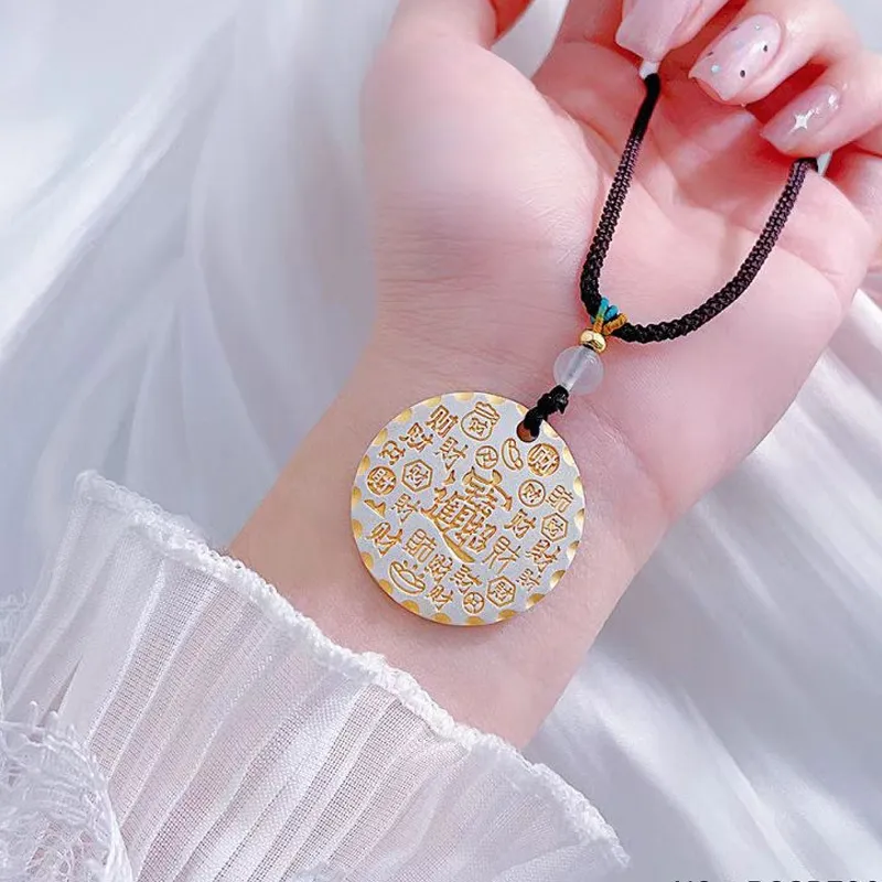 ZHONGLING 999 Fine Silver Necklaces Women's-1