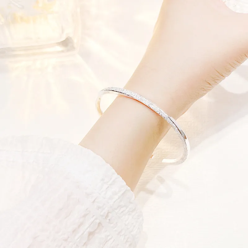 ZHONGLING 999 Fine Silver Bangles Women's-1
