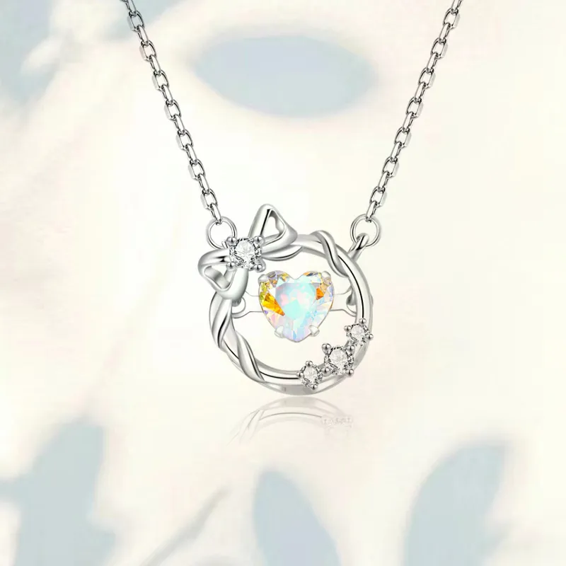 ZHONGLING 925 Sterling Silver Necklaces Women's-3