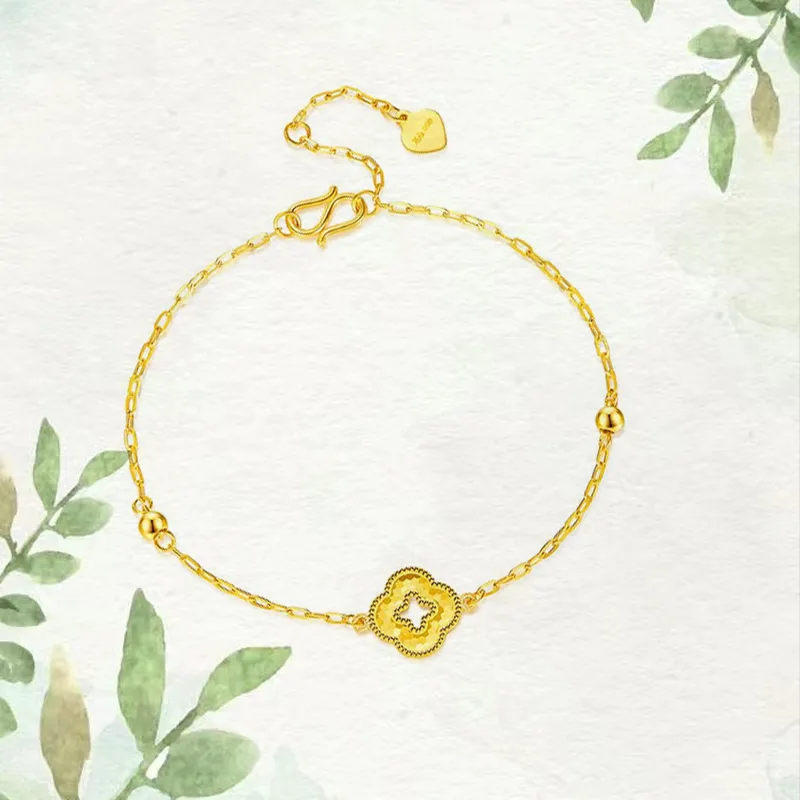 ZHONGLING Gold Bracelet Women's-5
