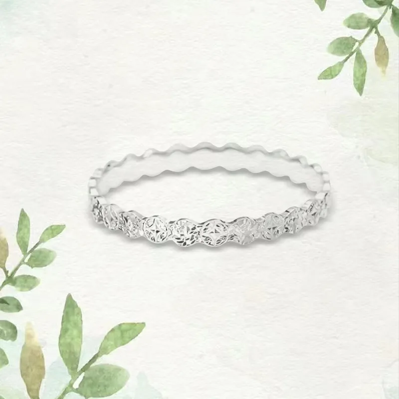 ZHONGLING 999 Fine Silver Sterling Silver Bracelets Women's-5