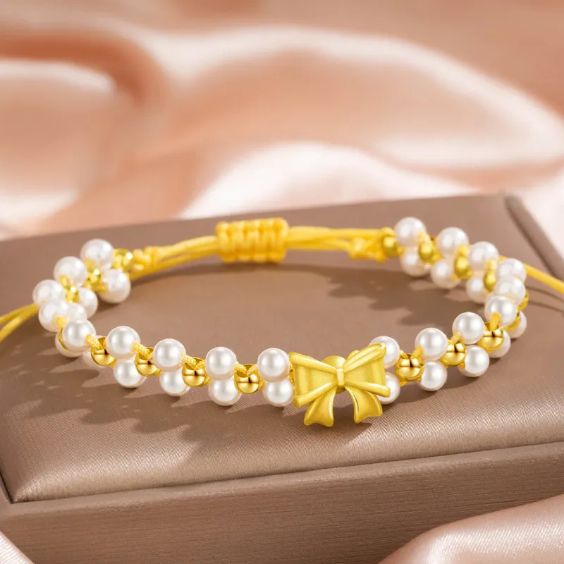 ZHONGLING Gold Bracelet Women's-4