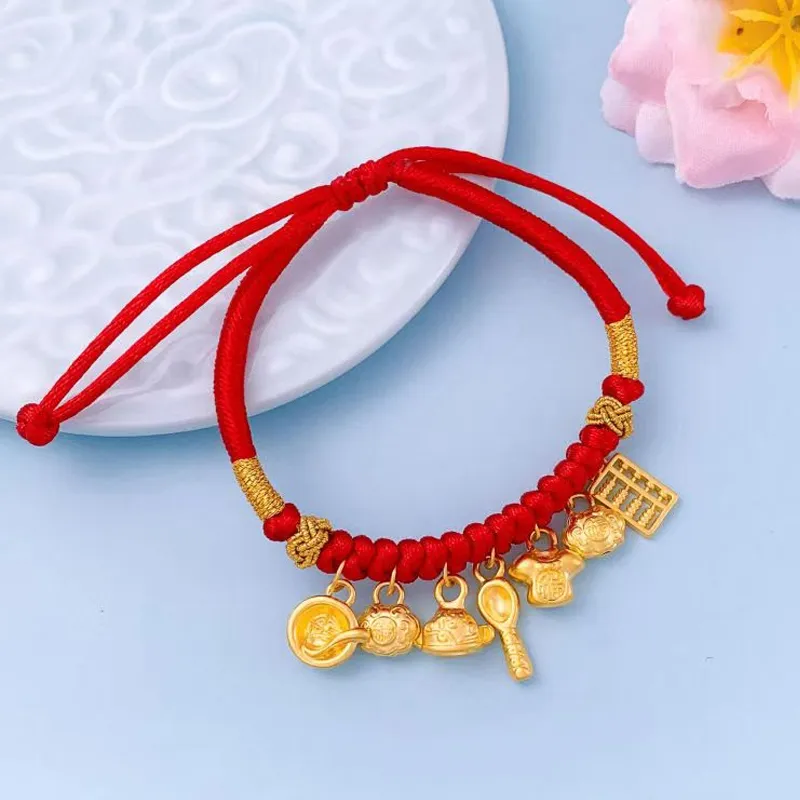 ZHONGLING Gold Bracelet Women's-2