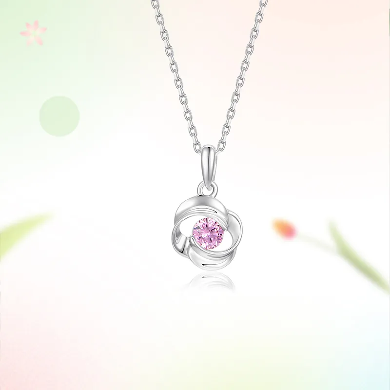 ZHONGLING 925 Sterling Silver Necklaces Women's-9