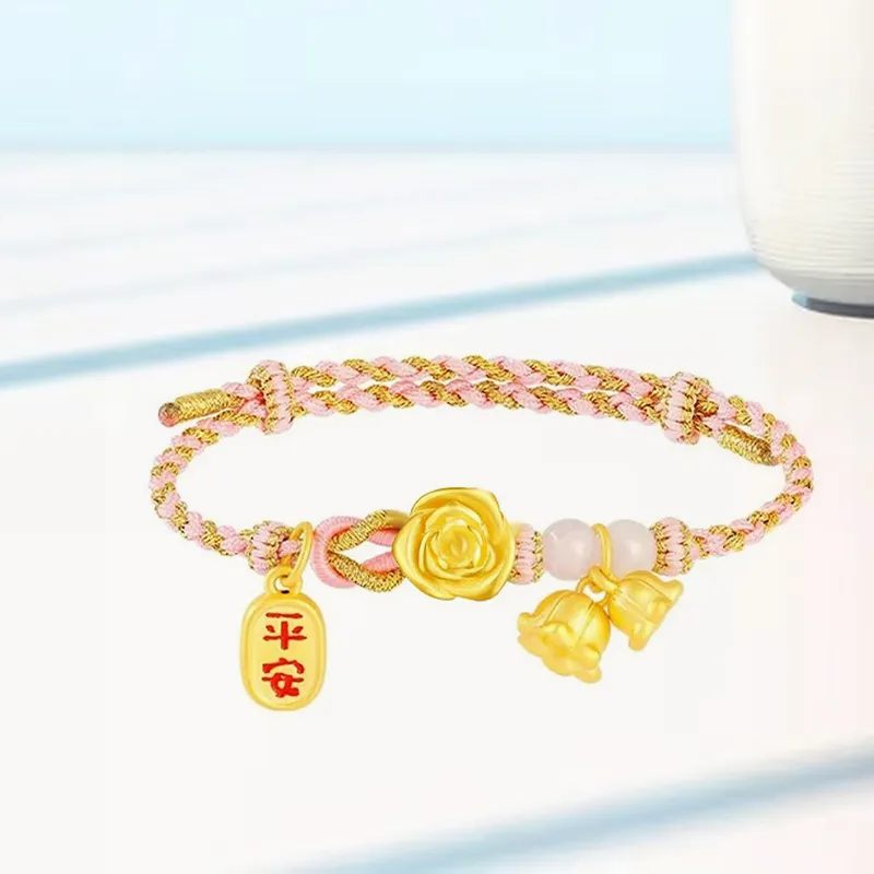 ZHONGLING Gold Bracelet Women's-3