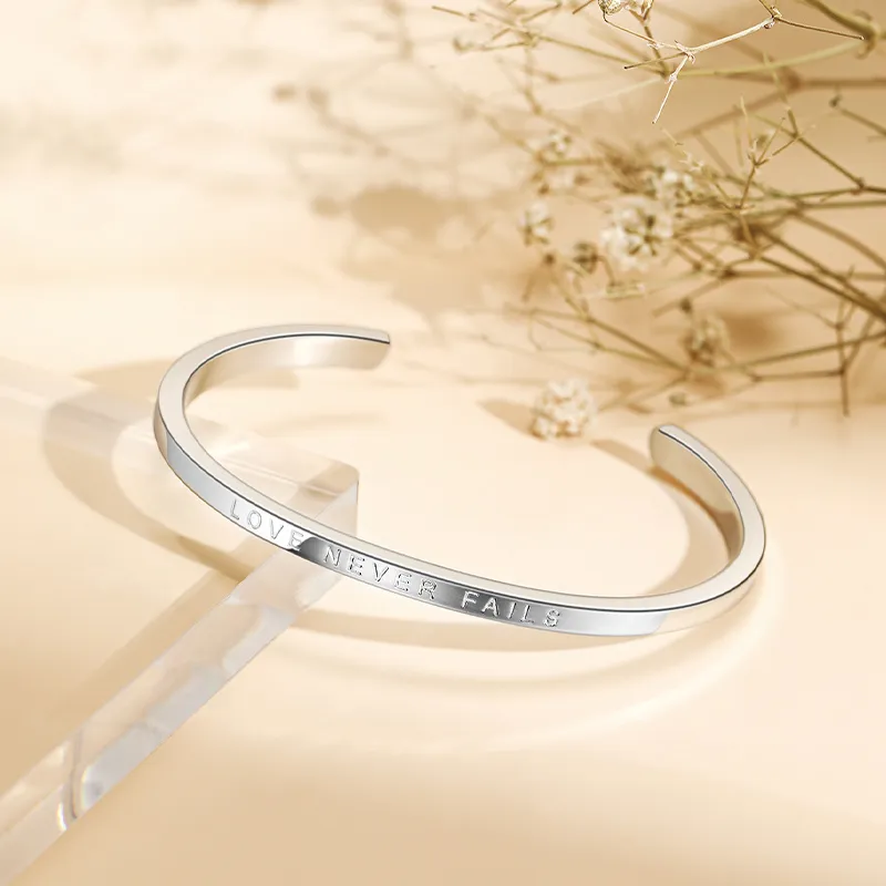 ZHONGLING 999 Fine Silver Sterling Silver Bracelets Women's-5