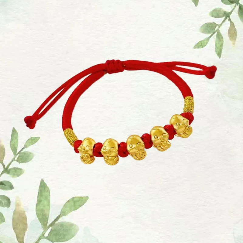 ZHONGLING Gold Bracelet Women's-4