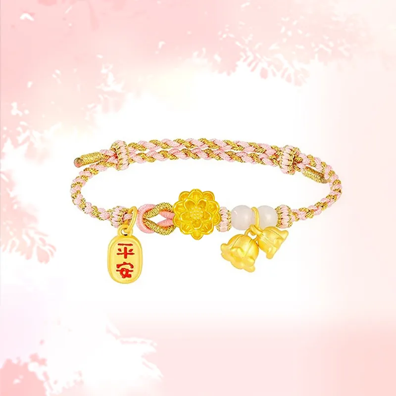 ZHONGLING Gold Bracelet Women's-3