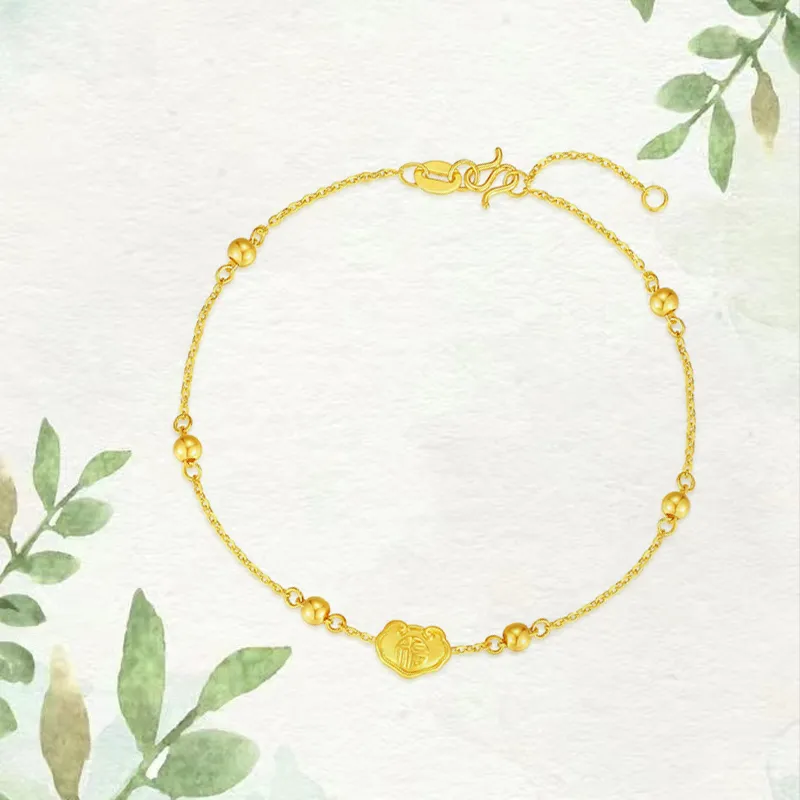ZHONGLING Gold Bracelet Women's-5