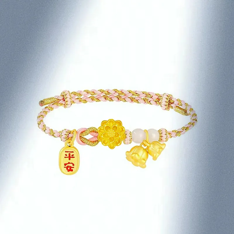 ZHONGLING Gold Bracelet Women's-5