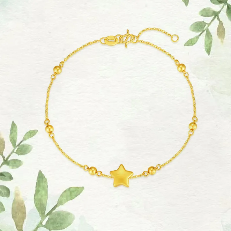 ZHONGLING Gold Bracelet Women's-4