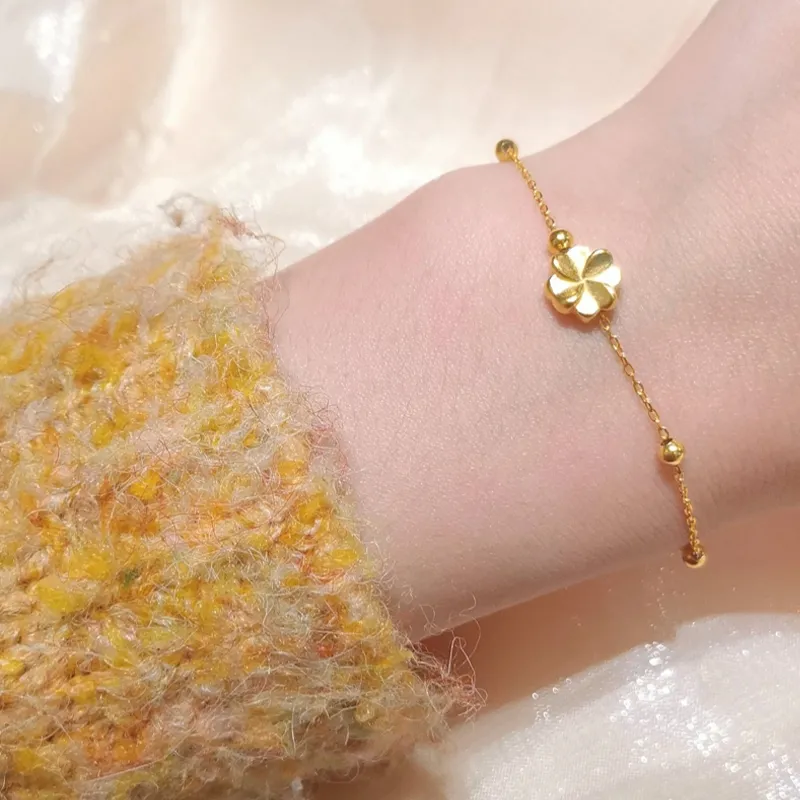 ZHONGLING Gold Bracelet Women's-3