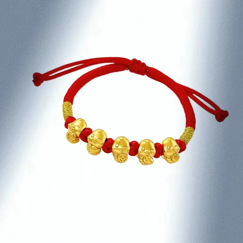 ZHONGLING Gold Bracelet Women's-5