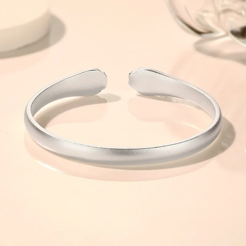 ZHONGLING 999 Fine Silver Sterling Silver Bracelets Women's-4