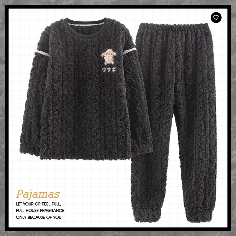 Urban Beauty Pajama Set Men's Dark Gray-2
