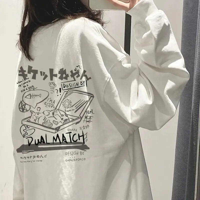 JOSR Sweatshirts Women's White-2