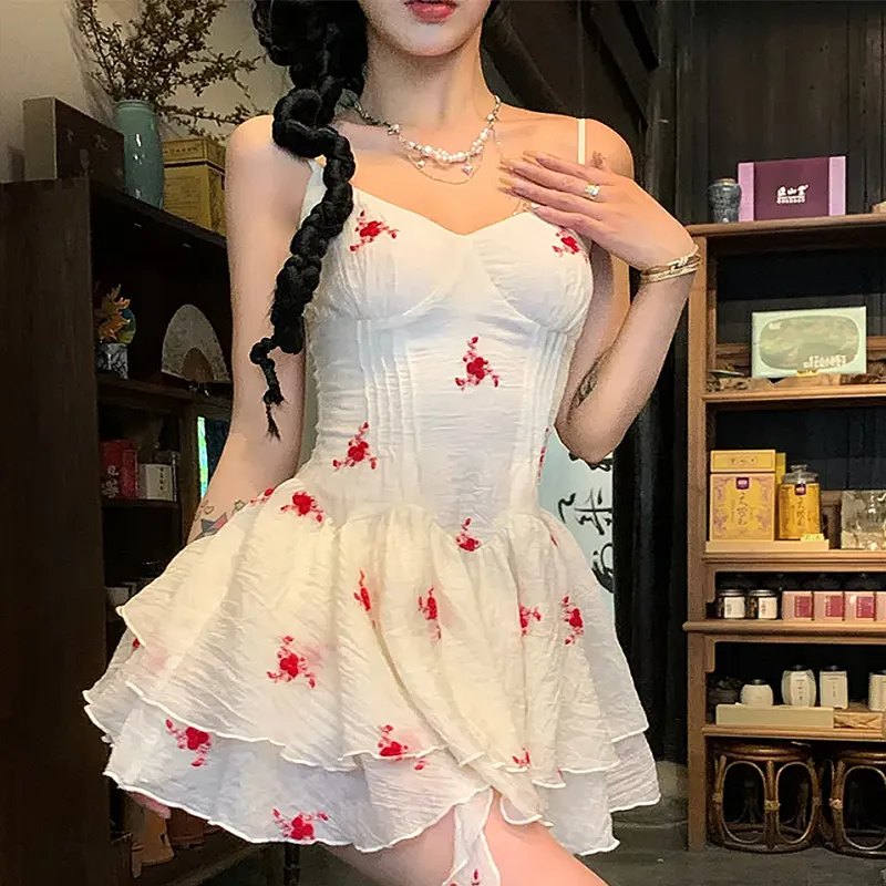 JOSR Slip Dresses Women's White-2