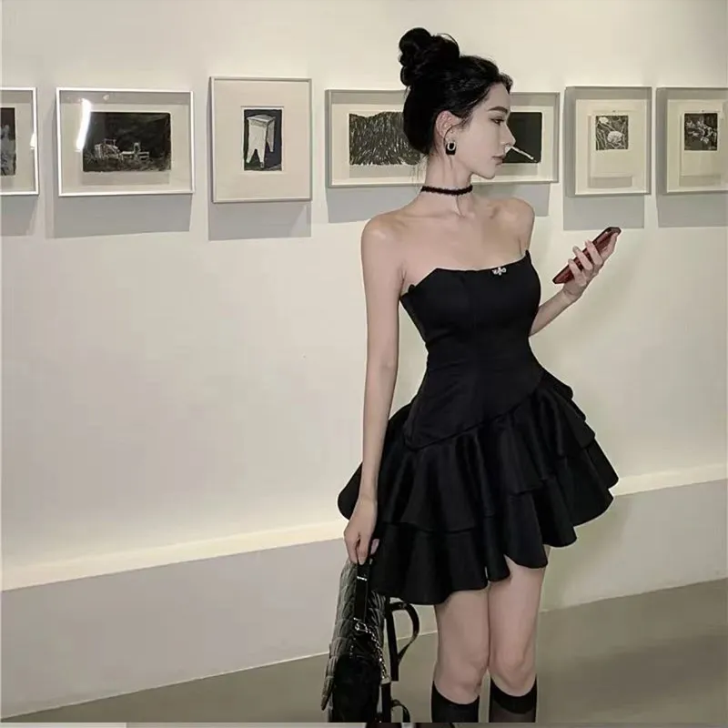 JOSR Sleeveless Dress Women's Black-4