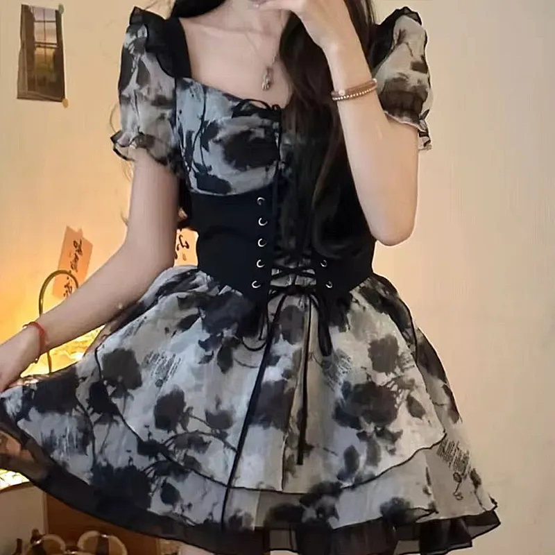 JOSR Short Sleeved Dresses Women's Rose-5
