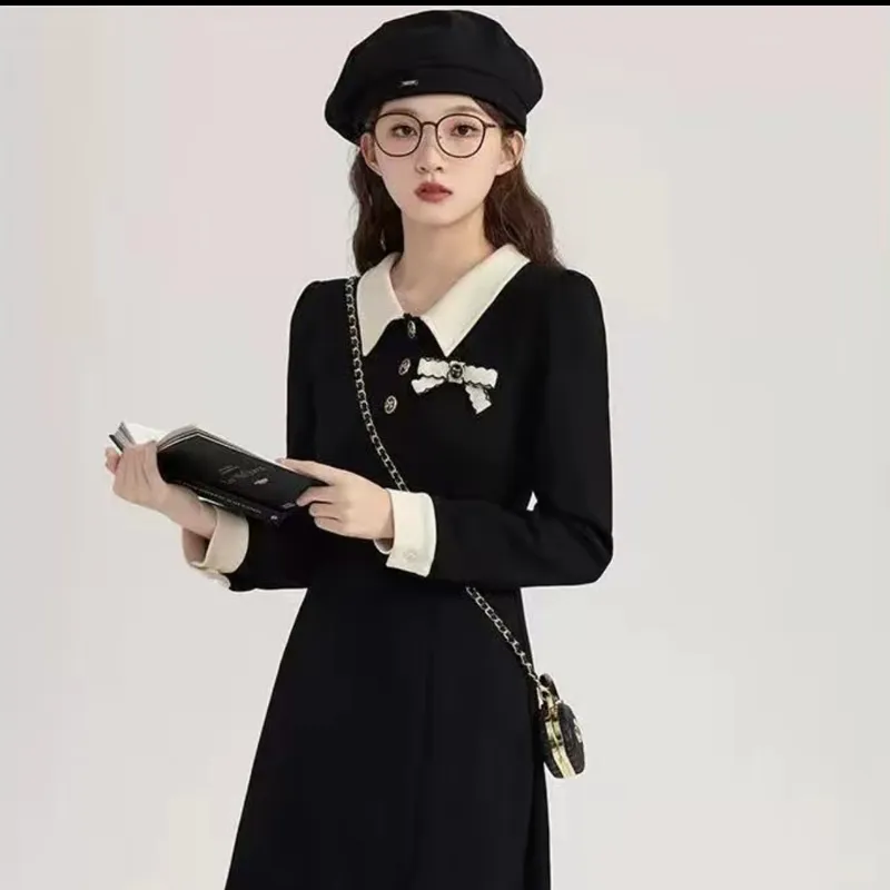 JOSR Long Sleeved Dress Women's Black-2