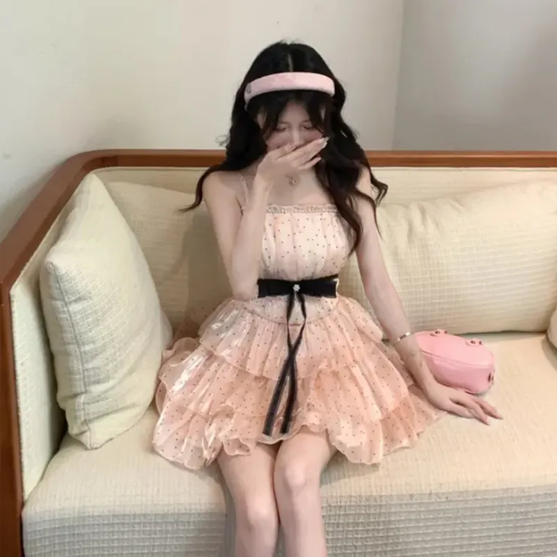 JOSR Slip Dresses Women's Pink-1
