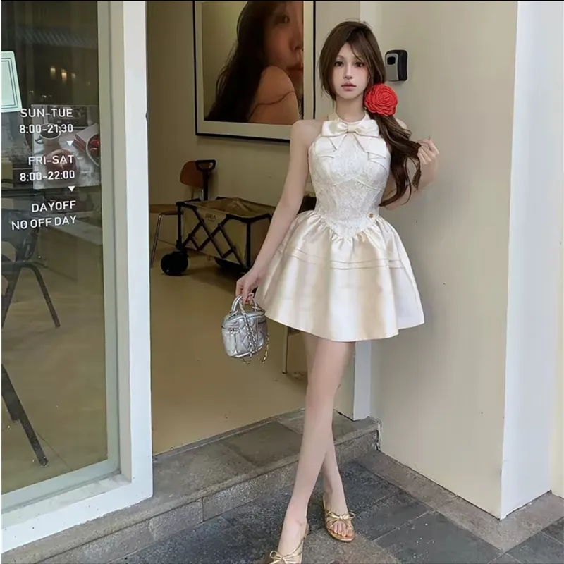 JOSR Sleeveless Dress Women's Apricot-2