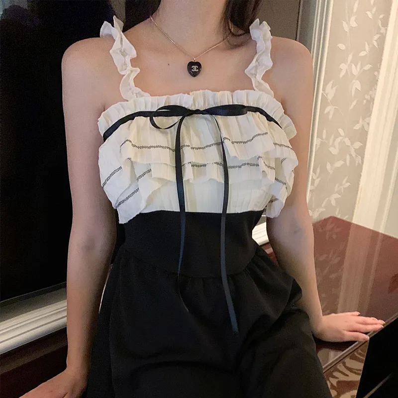 JOSR Slip Dresses Women's Black-3