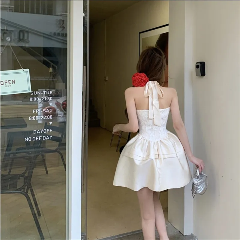 JOSR Sleeveless Dress Women's Apricot-4