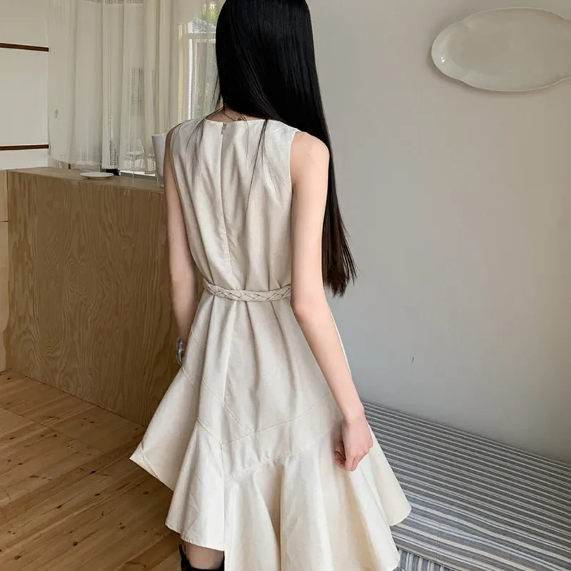 JOSR Sleeveless Dress Women's Apricot-2