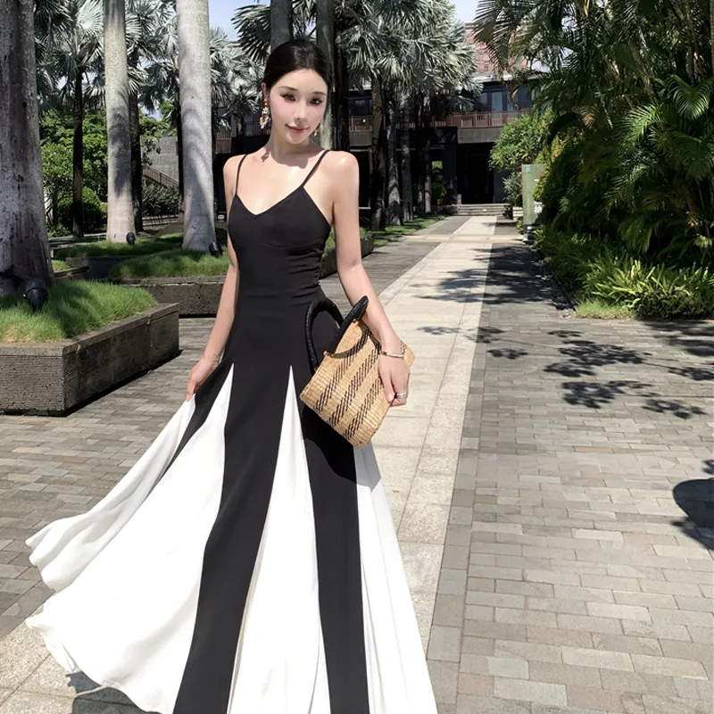 JOSR Slip Dresses Women's Black-4