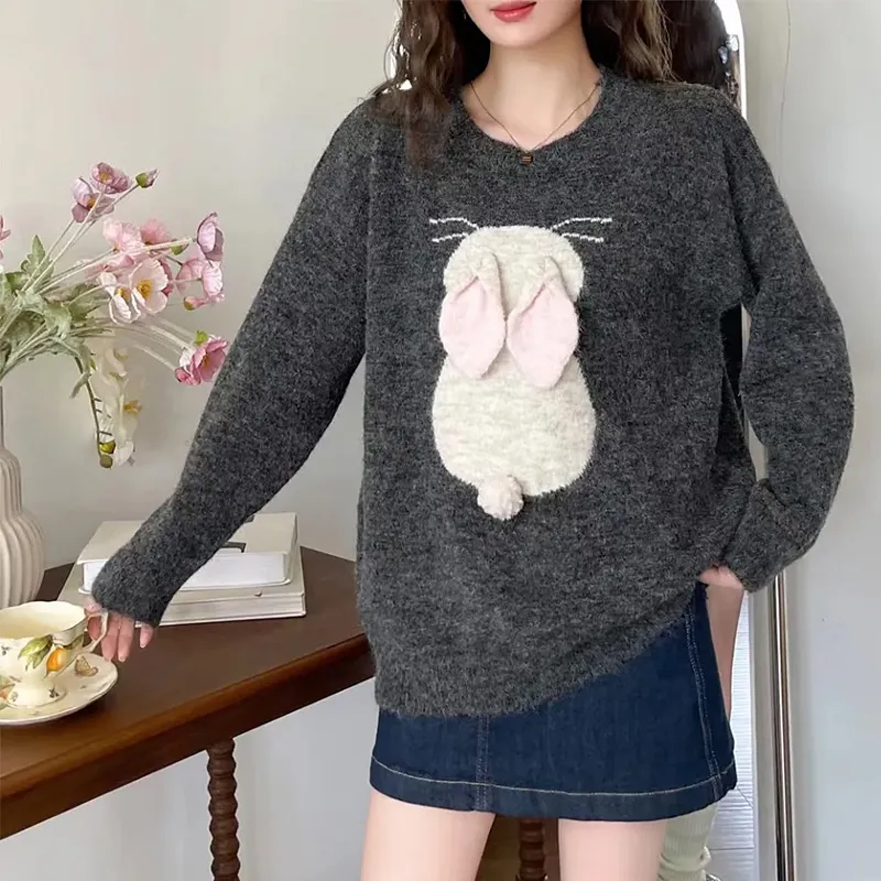 JOSR Knitwear Women's Gray-3