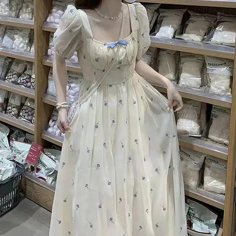 JOSR Short Sleeved Dresses Women's White-2