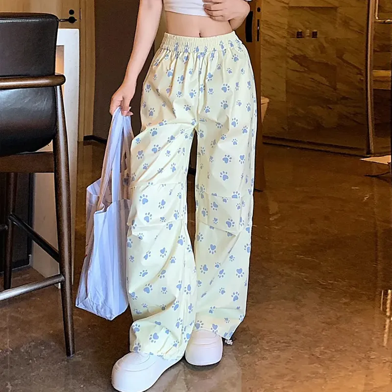 JOSR Casual Pants Women's Yellow-4