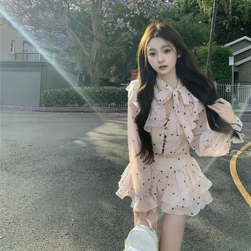JOSR Two Piece Skirt Sets Women's-3