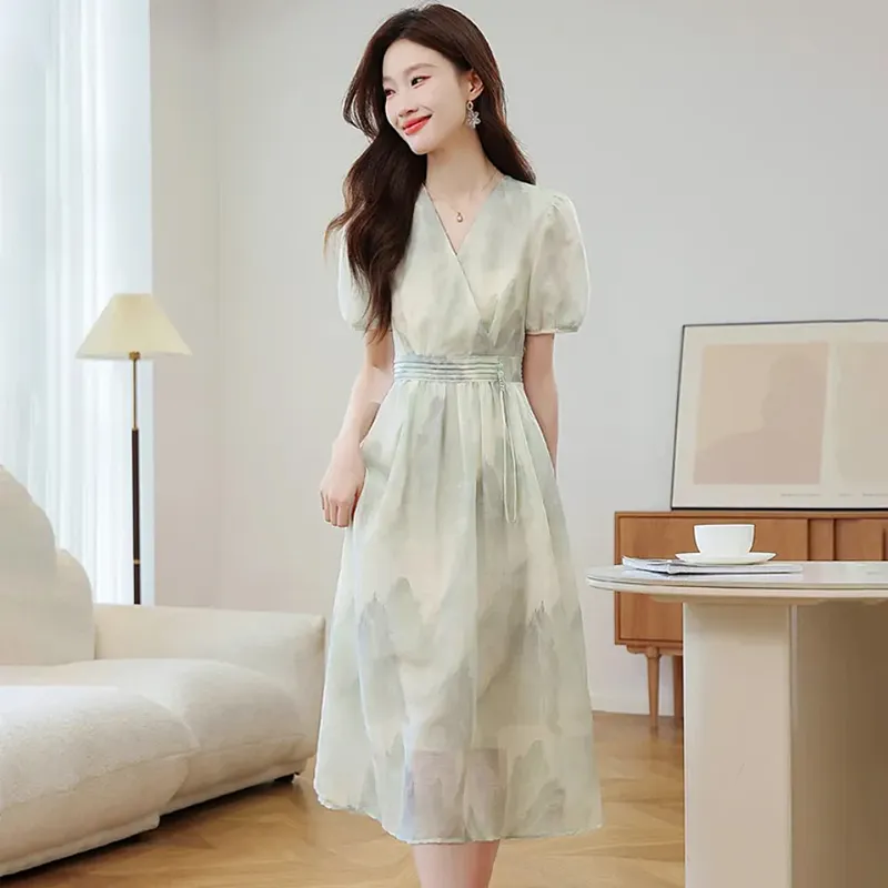 JOSR Short Sleeved Dress Women's Image Color-2