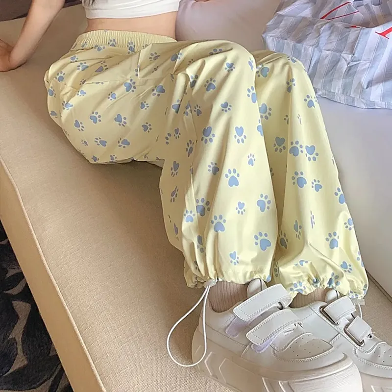 JOSR Casual Pants Women's Yellow-5