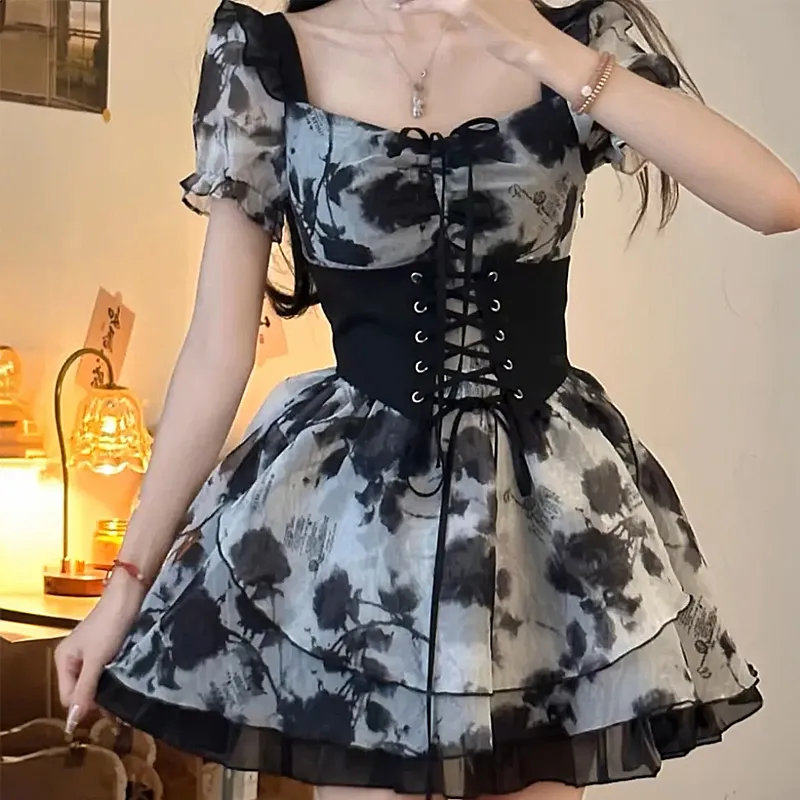 JOSR Short Sleeved Dresses Women's Rose-4