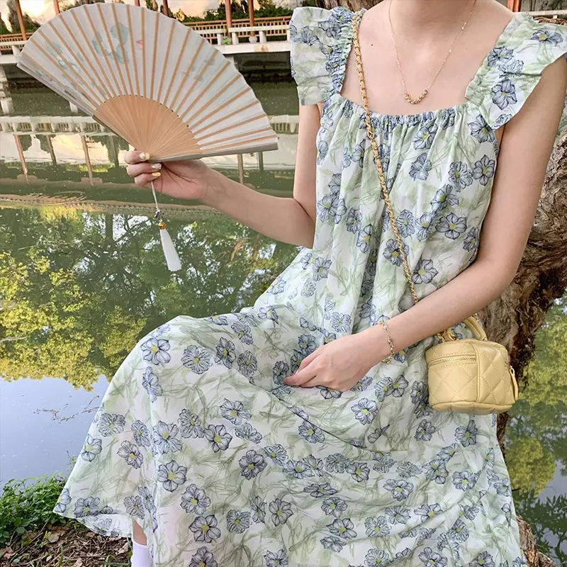 JOSR Slip Dresses Women's Floral-3