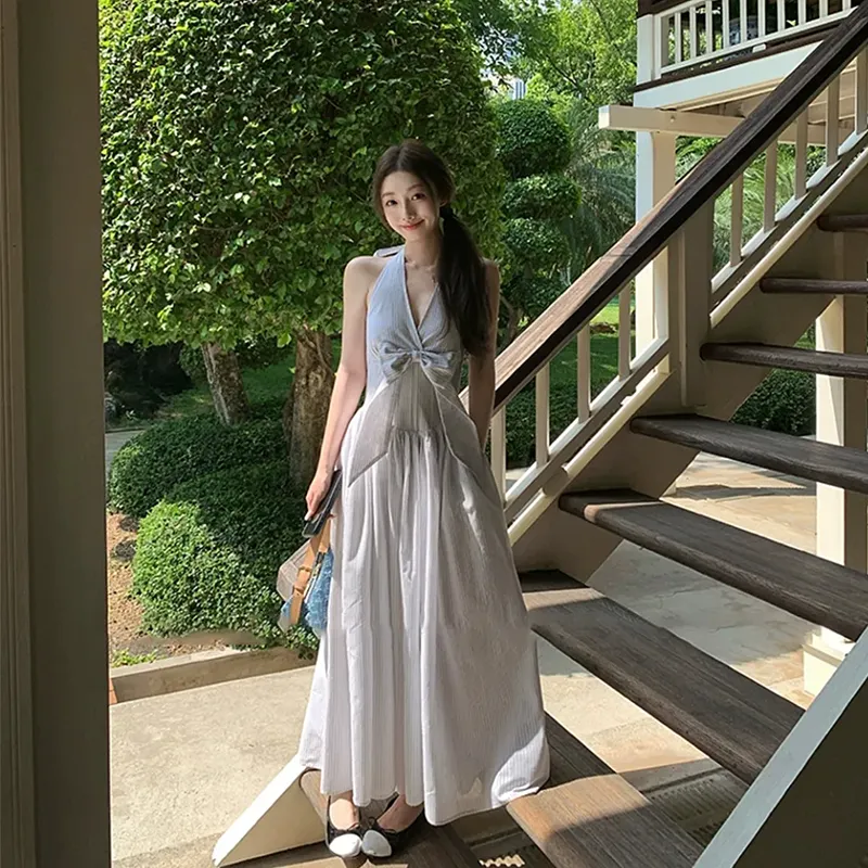 JOSR Sleeveless Dress Women's White-3