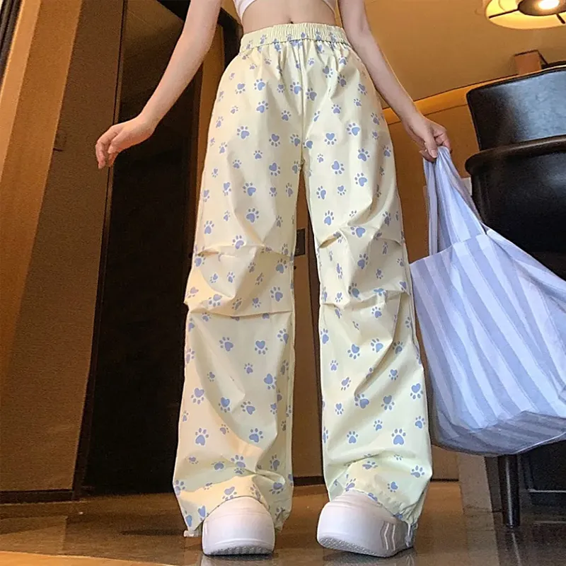 JOSR Casual Pants Women's Yellow-2