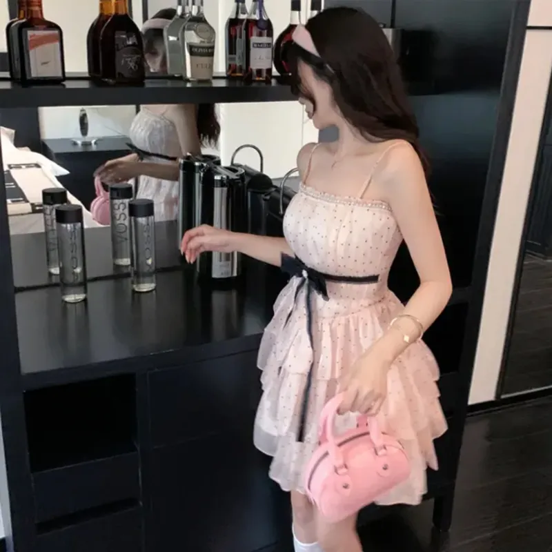 JOSR Slip Dresses Women's Pink-2