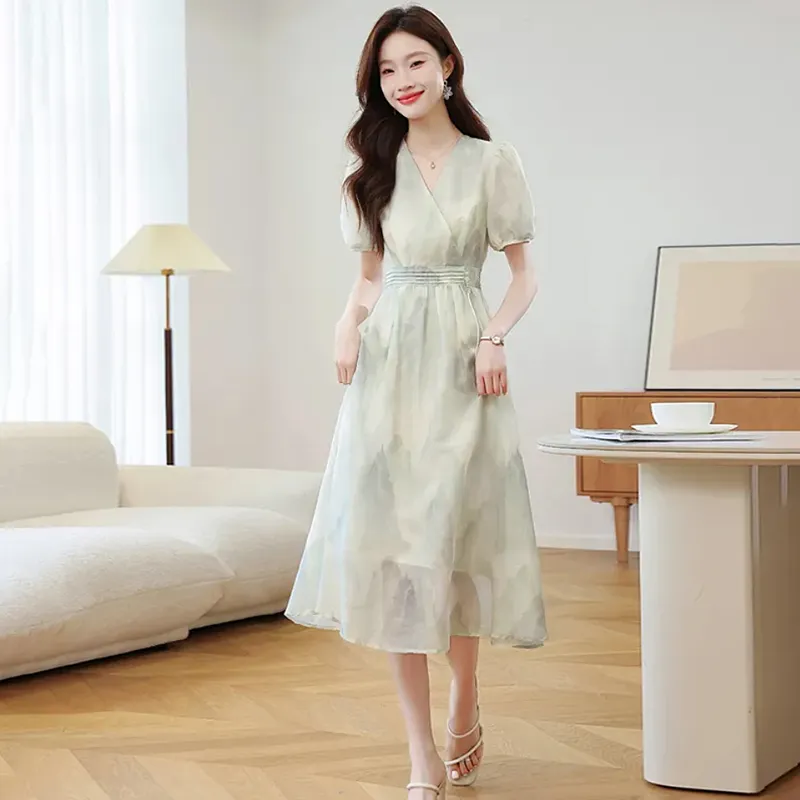 JOSR Short Sleeved Dress Women's Image Color-3